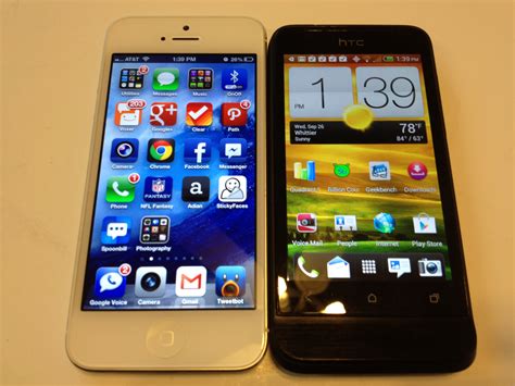 Apple iPhone 5 vs HTC One S Karşılaştırma